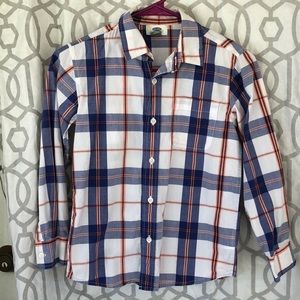 Boys button down long sleeve shirt
